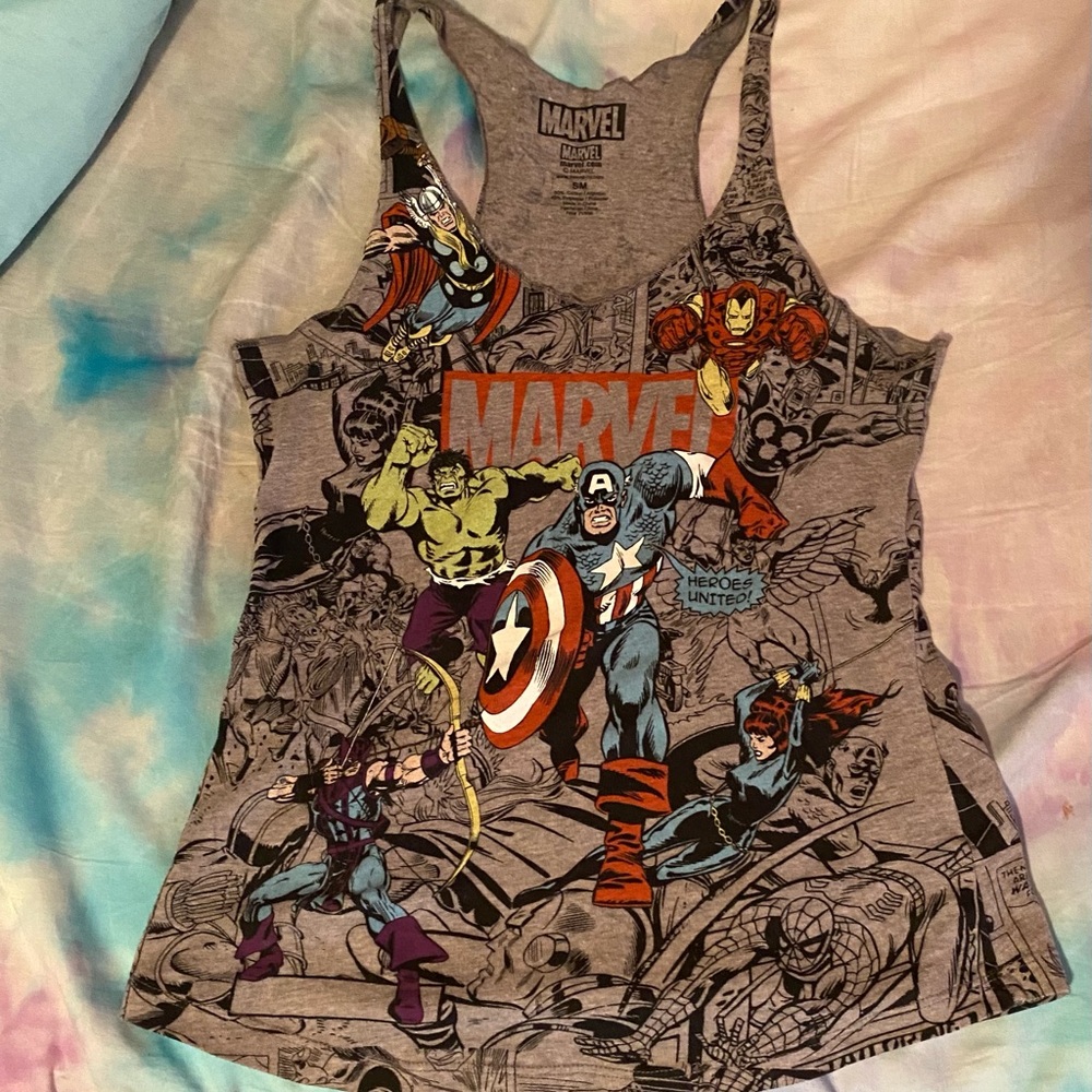 Marvel  comic tank top